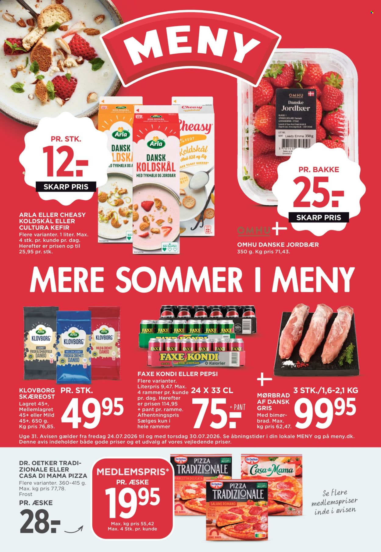 MENY tilbud - 24.7.2026 - 30.7.2026. Side 1
