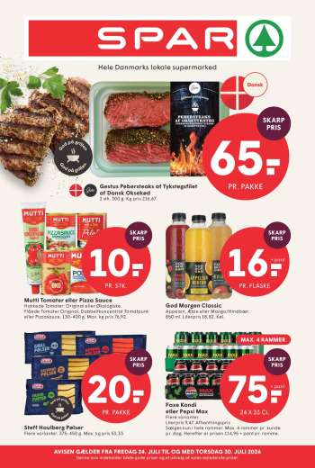 SPAR tilbudsavis  - 24.7.2026 - 30.7.2026.