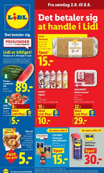 Lidl tilbudsavis  - 2.8.2026 - 8.8.2026.