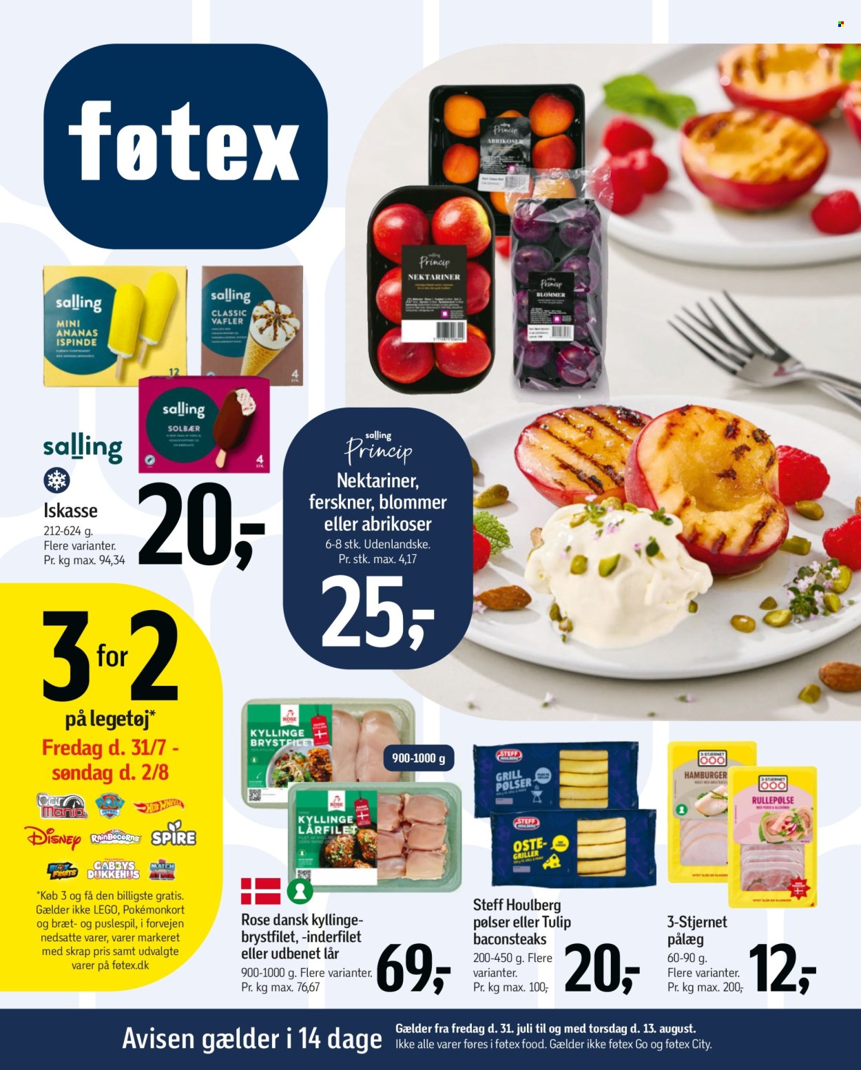 føtex tilbud - 31.7.2026 - 13.8.2026. Side 1