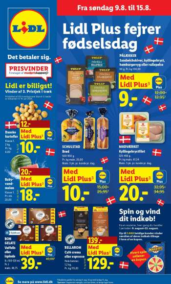 Lidl tilbudsavis  - 9.8.2026 - 15.8.2026.