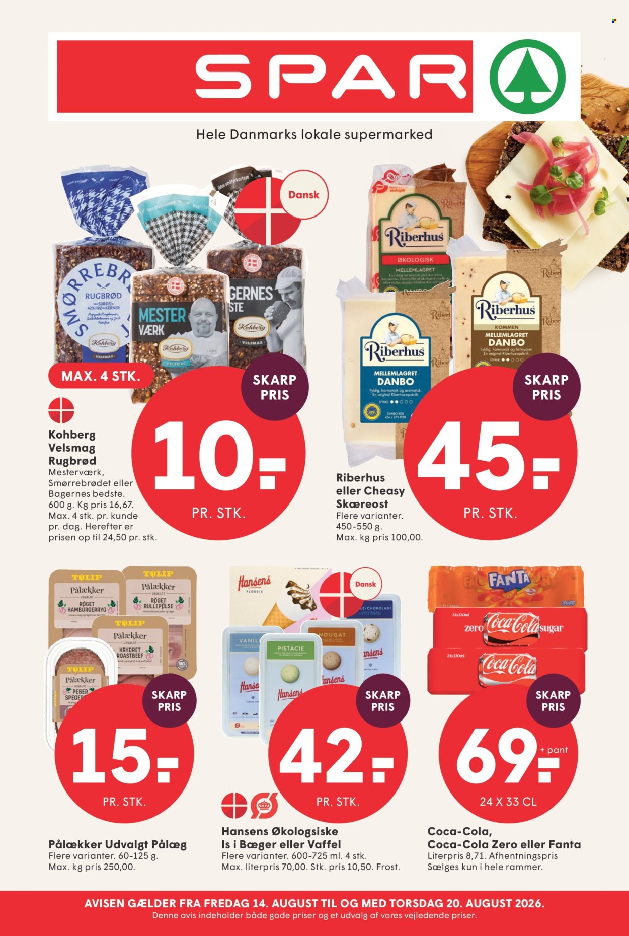 SPAR tilbud - 14.8.2026 - 20.8.2026. Side 1