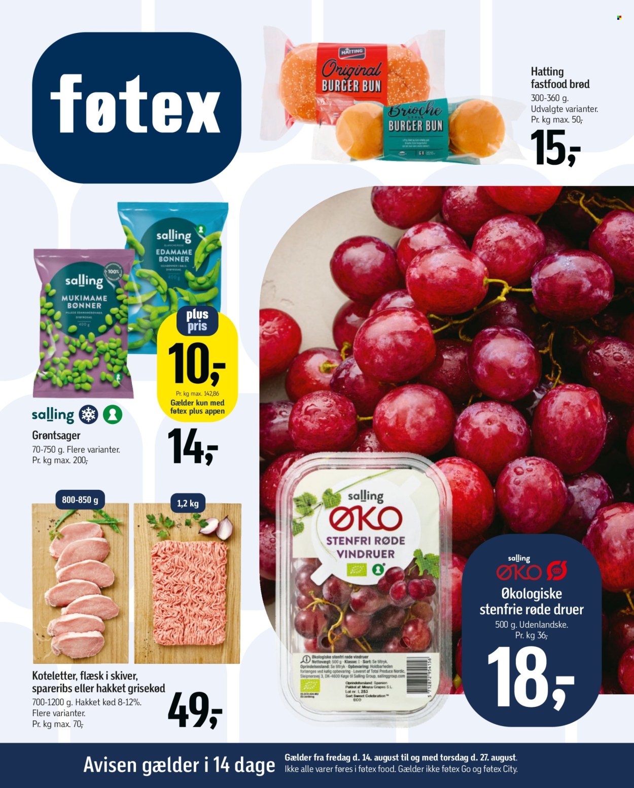 føtex tilbud - 14.8.2026 - 27.8.2026. Side 1