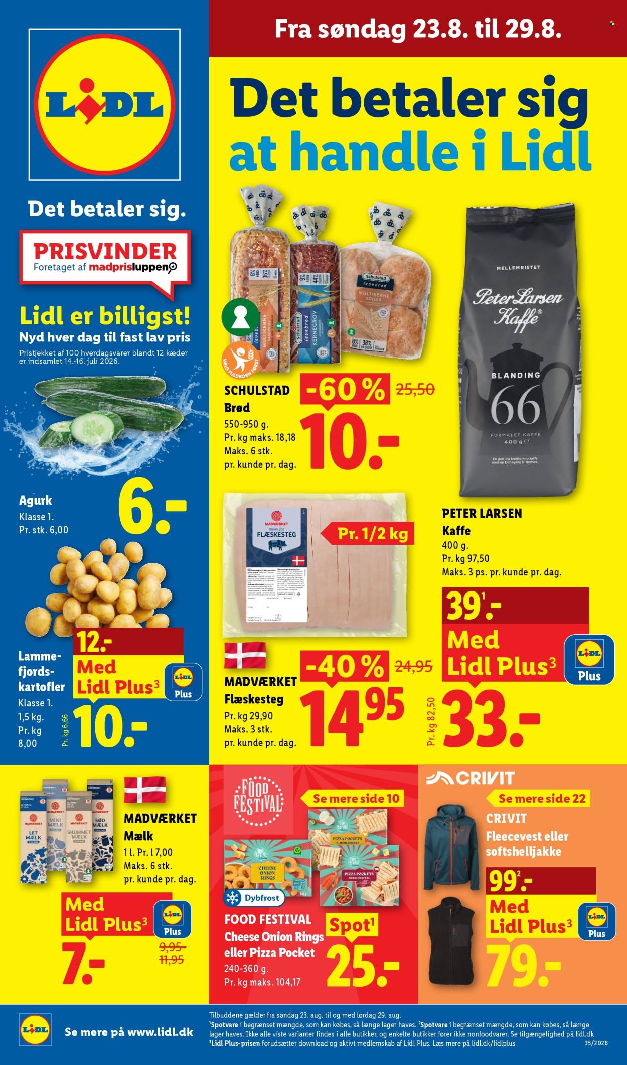 Lidl tilbud - 23.8.2026 - 29.8.2026. Side 1