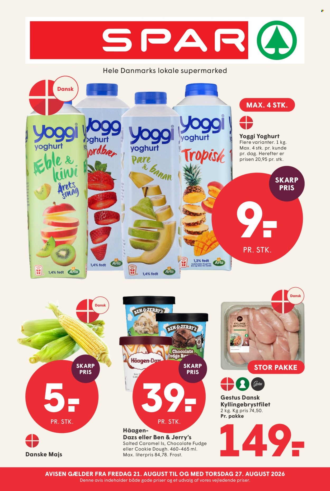 SPAR tilbud - 21.8.2026 - 27.8.2026. Side 1