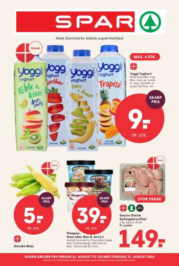 SPAR tilbudsavis  - 21.8.2026 - 27.8.2026.