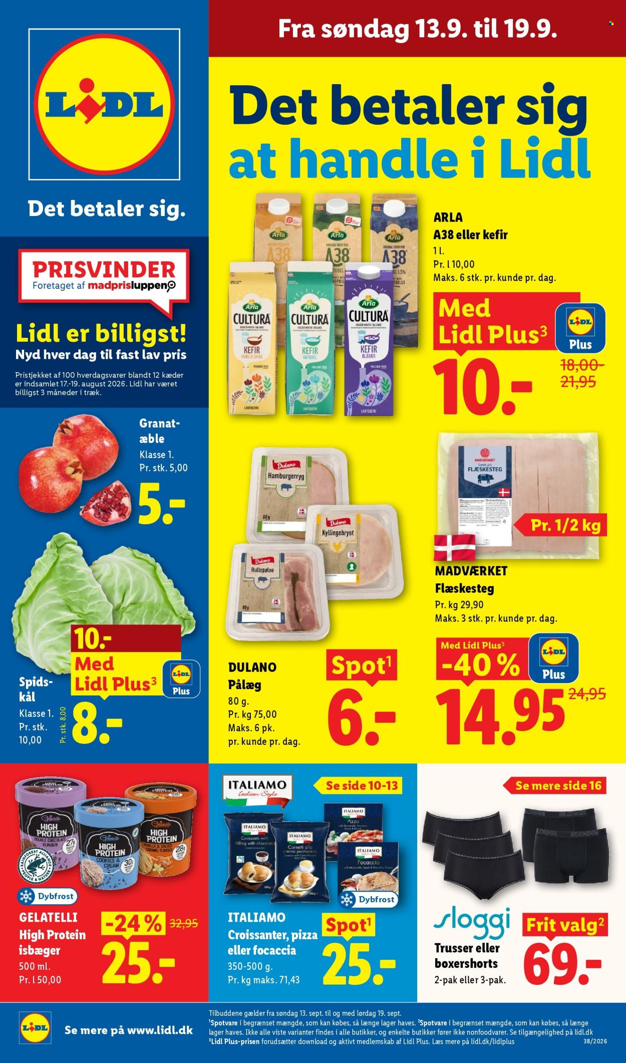 Lidl tilbud - 13.9.2026 - 19.9.2026. Side 1