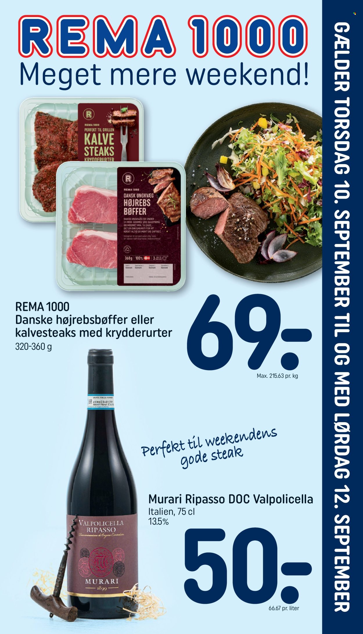 Rema 1000 tilbud - 10.9.2026 - 12.9.2026. Side 1