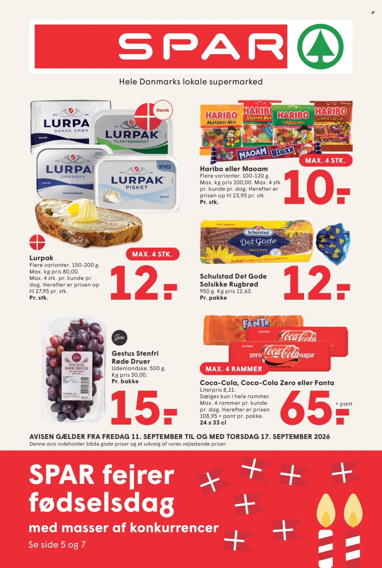 SPAR tilbud - 11.9.2026 - 17.9.2026. Side 1