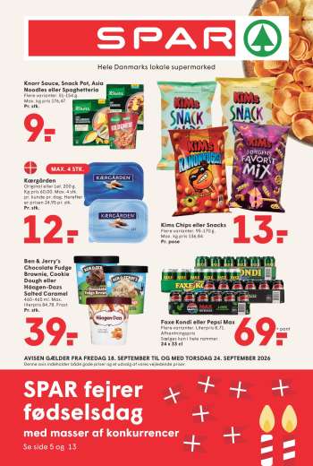 SPAR tilbudsavis  - 18.9.2026 - 24.9.2026.