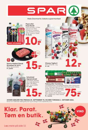 SPAR tilbudsavis  - 25.9.2026 - 1.10.2026.
