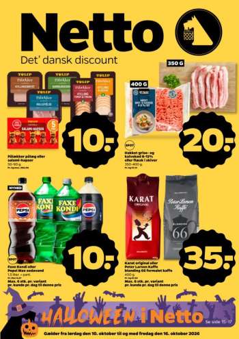 Netto tilbudsavis  - 10.10.2026 - 16.10.2026.