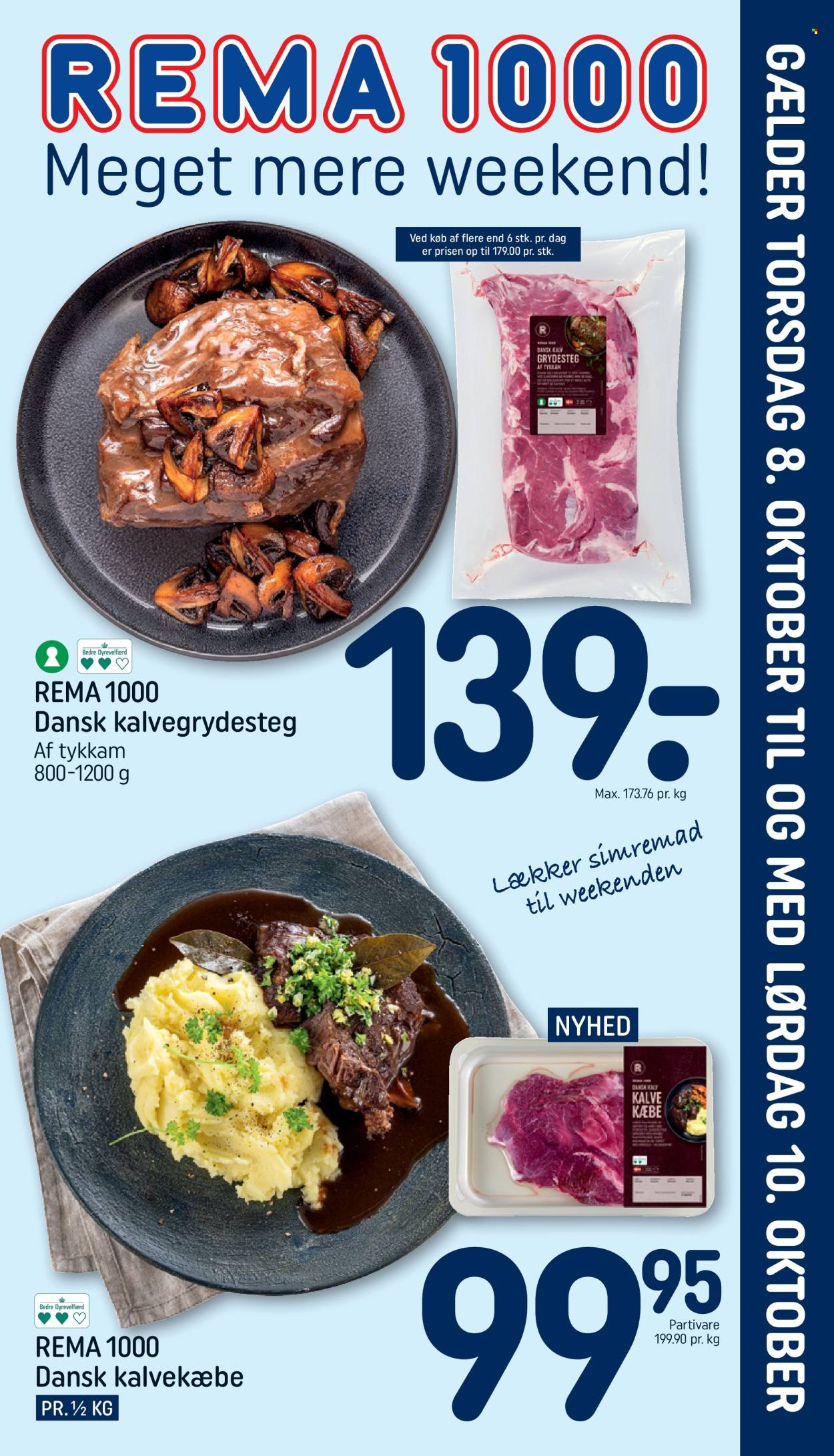 Rema 1000 tilbud - 8.10.2026 - 10.10.2026. Side 1