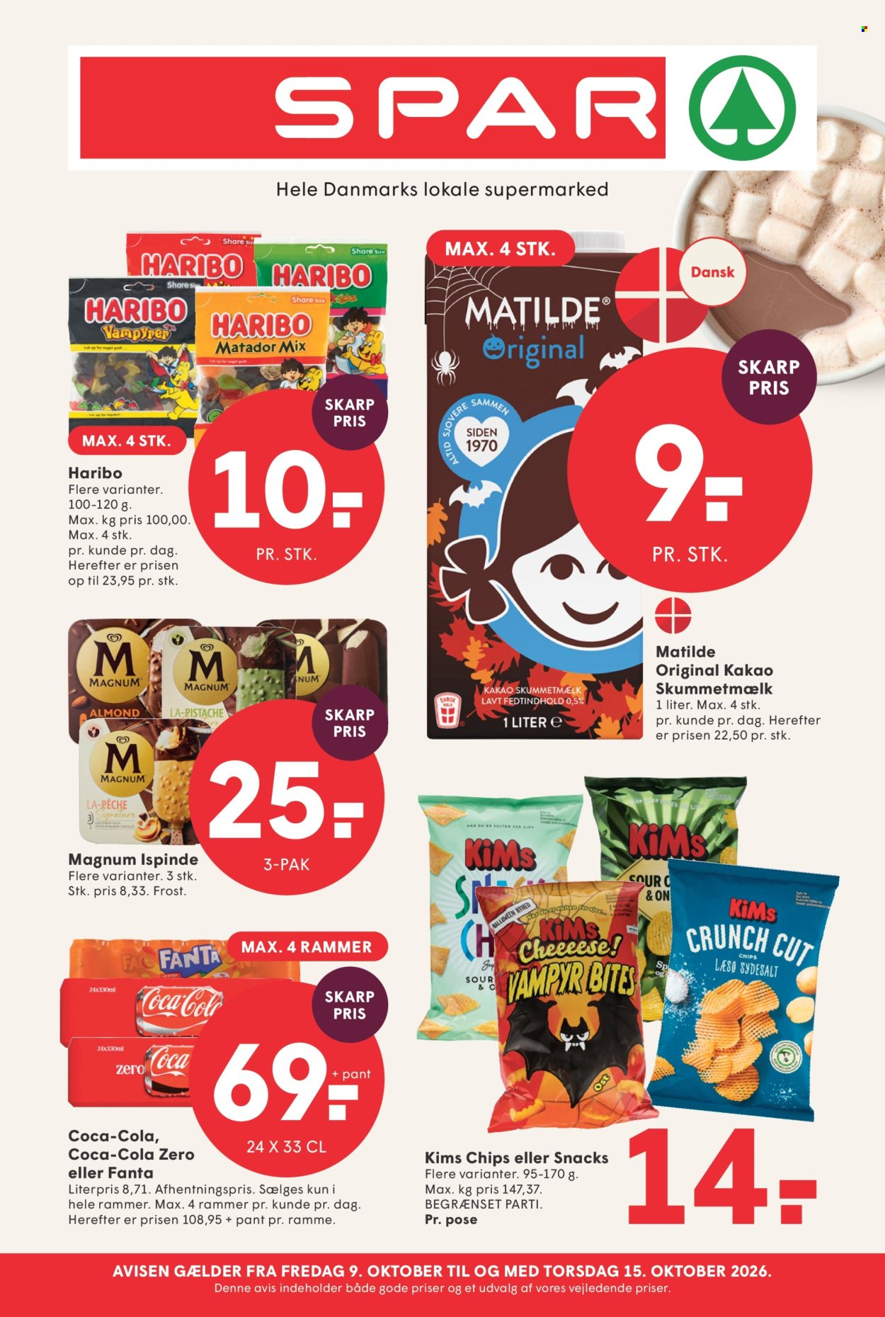 SPAR tilbud - 9.10.2026 - 15.10.2026. Side 1