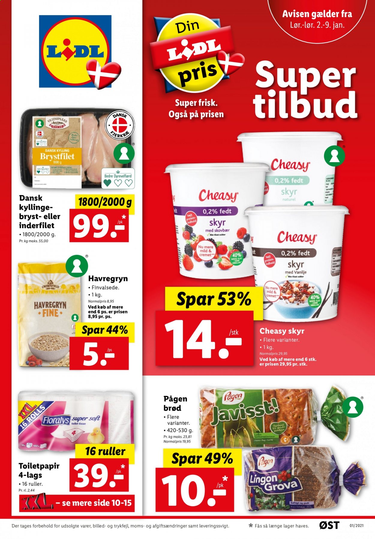 Lidl tilbud - 2.1.2021 - 9.1.2021. Side 1