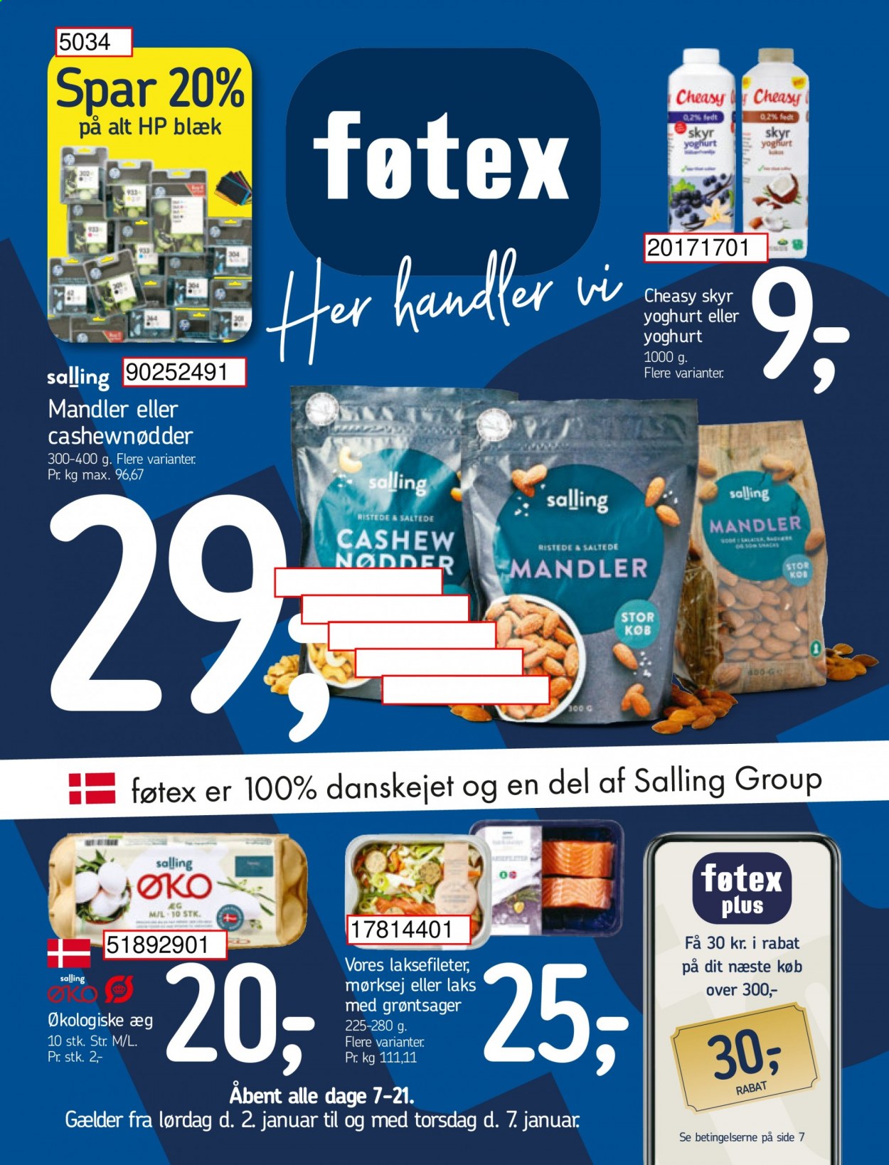 føtex tilbud - 2.1.2021 - 7.1.2021. Side 1