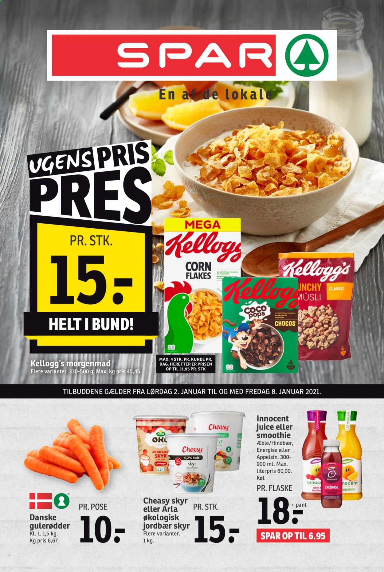 SPAR tilbud - 2.1.2021 - 8.1.2021. Side 1