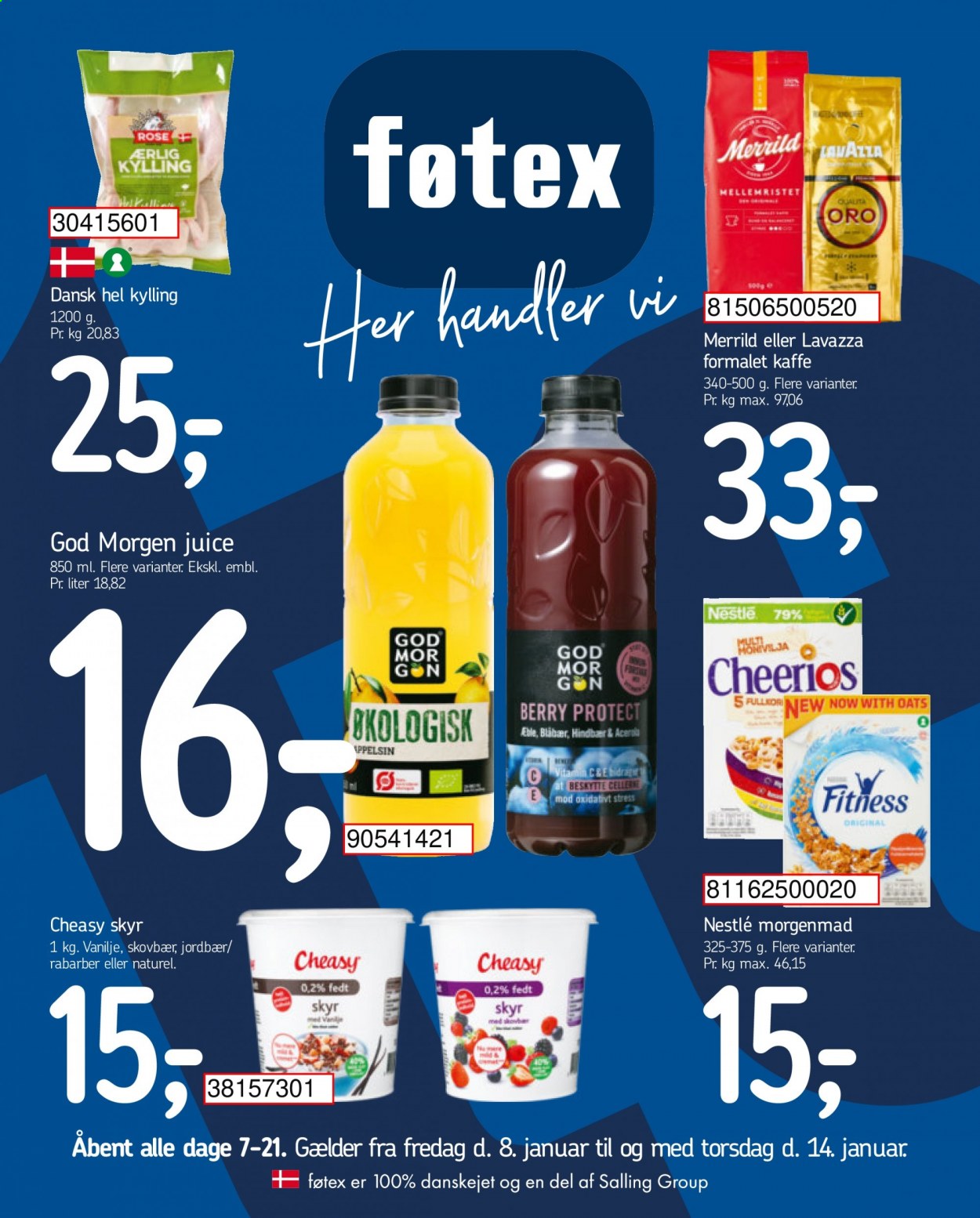 føtex tilbud - 8.1.2021 - 14.1.2021. Side 1