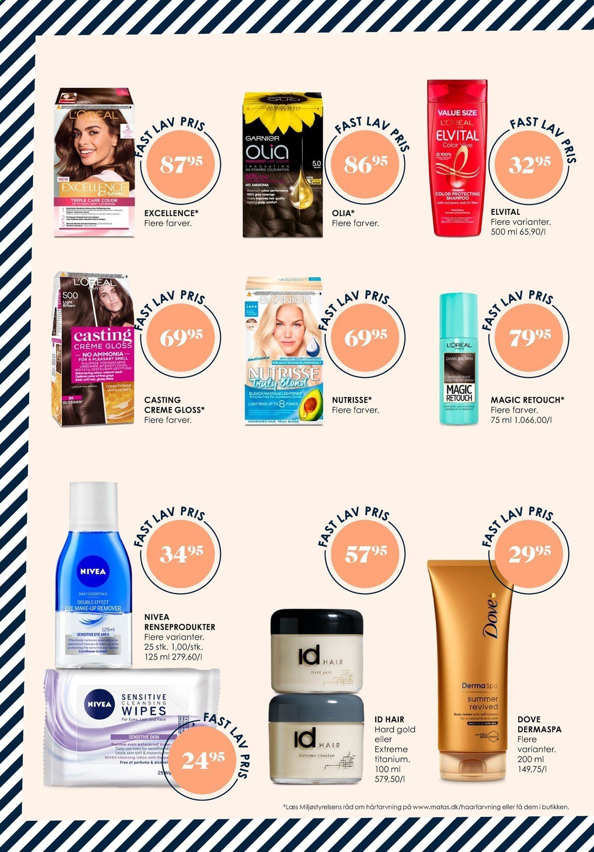 thumbnail - Matas tilbud  - 14.1.2021 - 27.1.2021 - tilbudsprodukter - Derma, Dove, Essentials, Garnier, L'Oréal Paris, Nivea, ID Hair, body lotion. Side 4.
