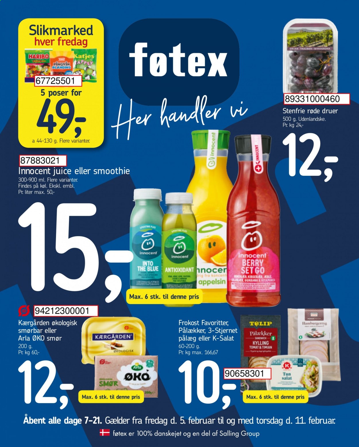 føtex tilbud - 5.2.2021 - 11.2.2021. Side 1