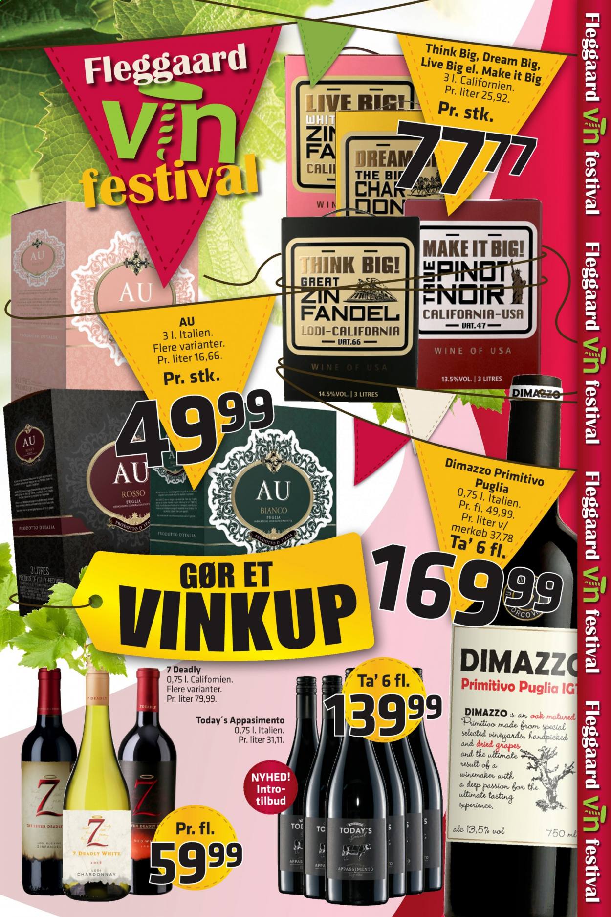 thumbnail - Fleggaard tilbud  - tilbudsprodukter - Chardonnay, vin, Zinfandel. Side 14.