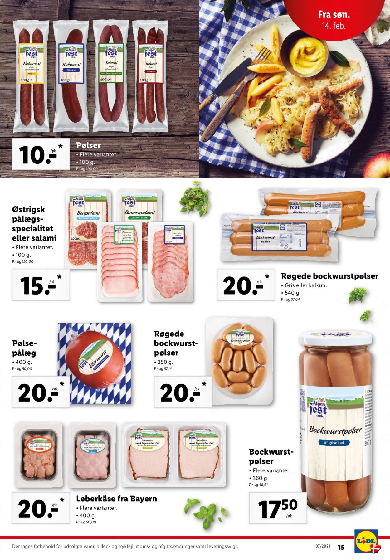 Lidl tilbud - 14.2.2021 - 20.2.2021. Side 15