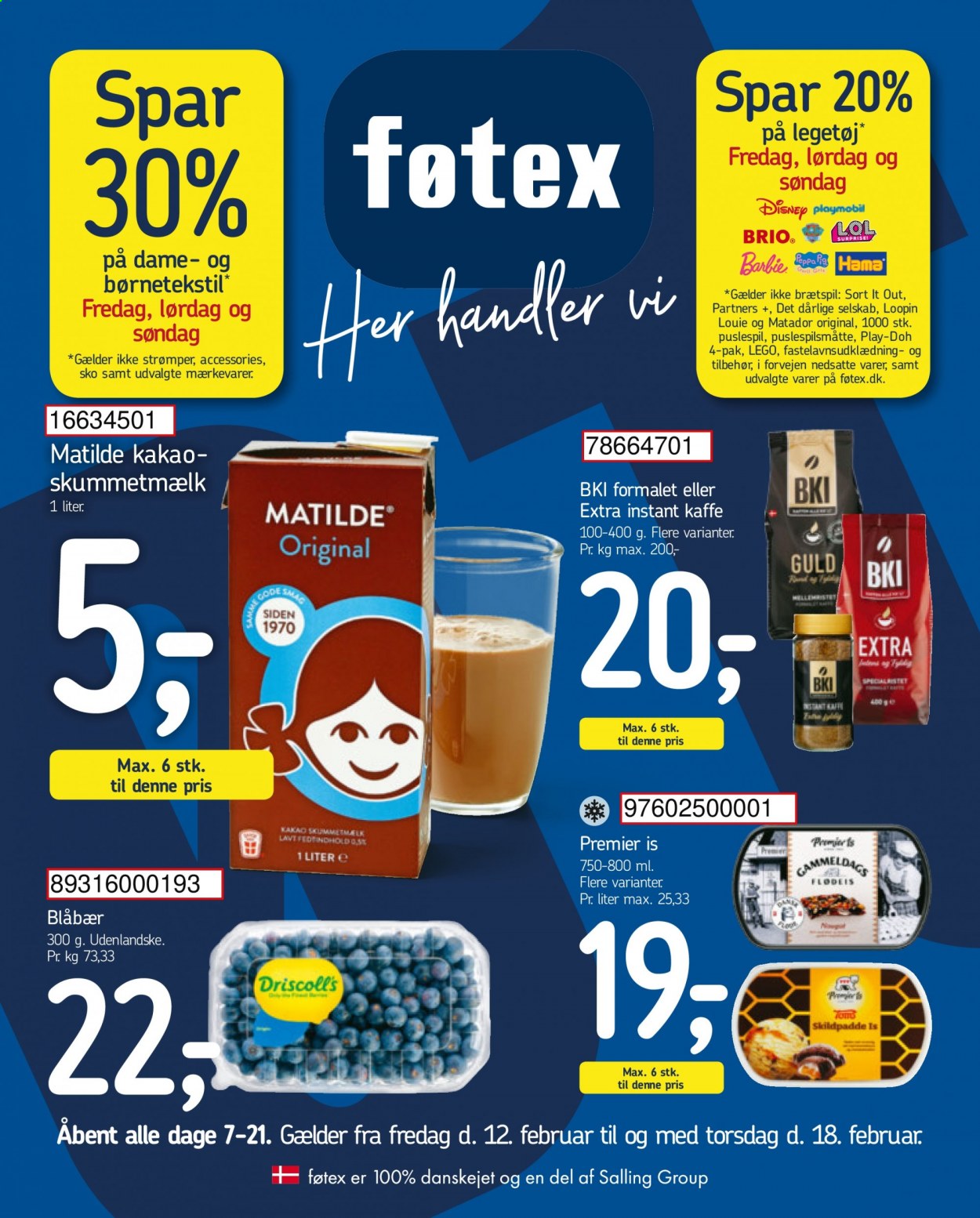 føtex tilbud - 12.2.2021 - 18.2.2021. Side 1