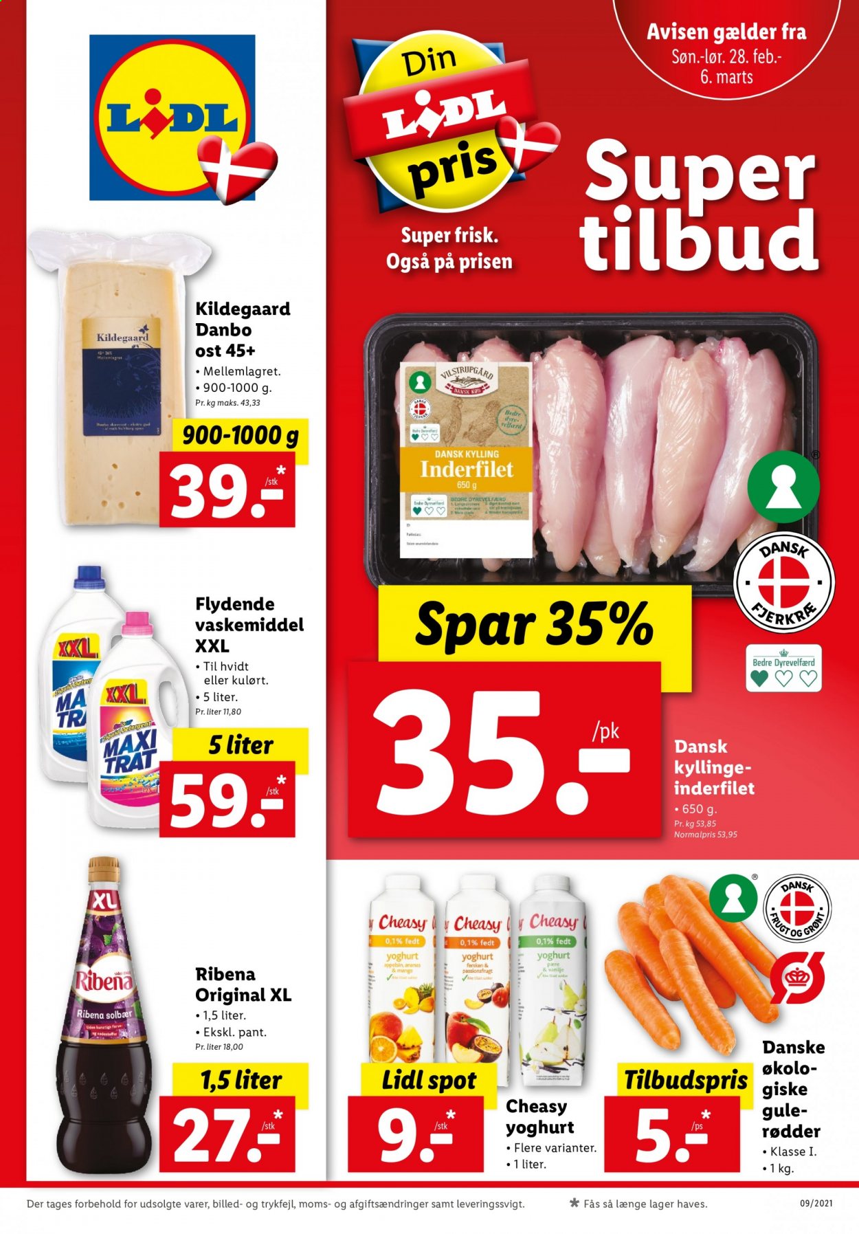 Lidl tilbud - 28.2.2021 - 6.3.2021. Side 1