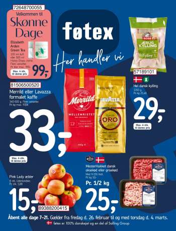føtex tilbudsavis  - 26.02.2021 - 04.03.2021.