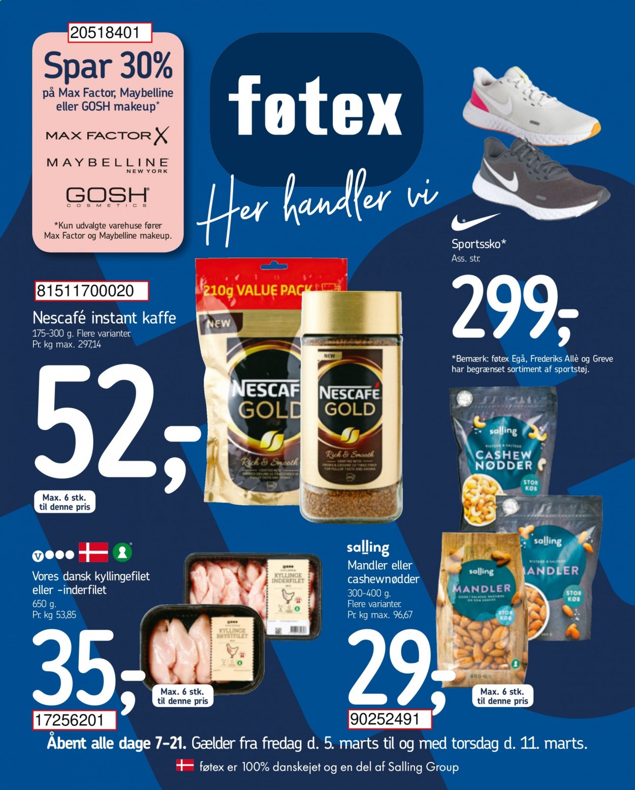 føtex tilbud - 5.3.2021 - 11.3.2021. Side 1