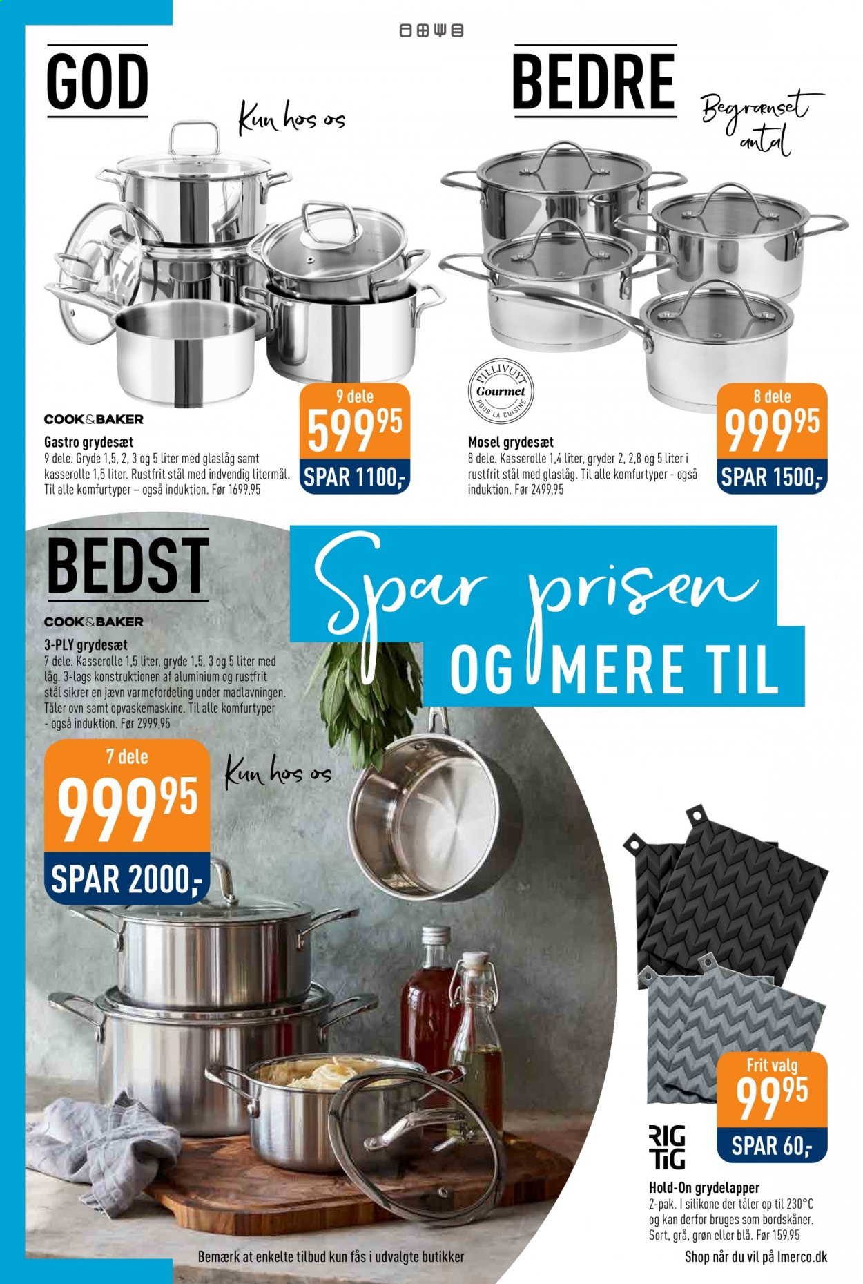 thumbnail - Imerco tilbud  - 5.3.2021 - 21.3.2021 - tilbudsprodukter - glaslåg, gryde, kasserolle, opvaskemaskine. Side 2.