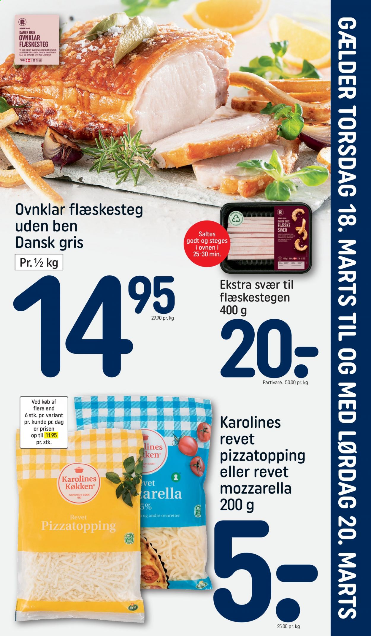 Rema 1000 tilbud - 18.3.2021 - 20.3.2021. Side 1
