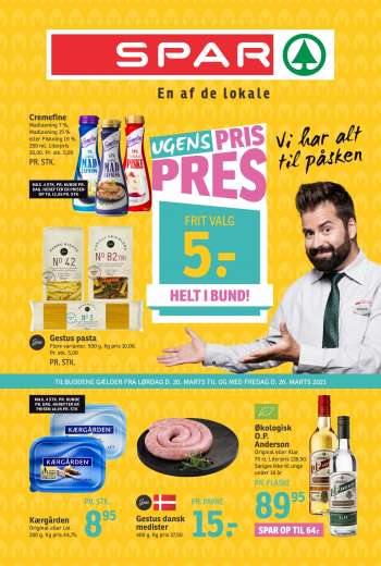 SPAR tilbudsavis  - 20.03.2021 - 26.03.2021.
