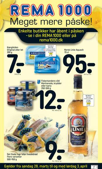 Rema 1000 tilbudsavis  - 28.03.2021 - 03.04.2021.