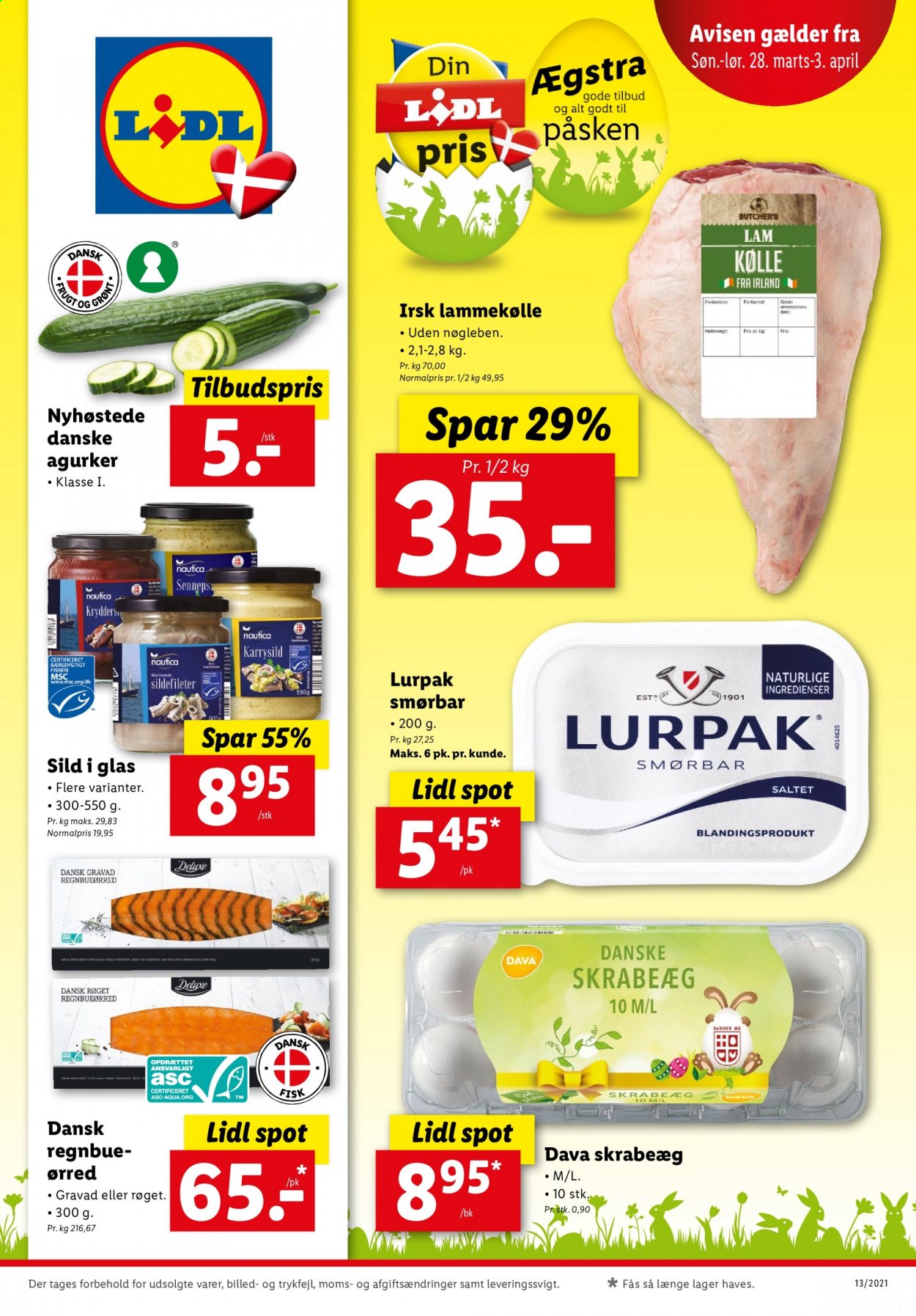 Lidl tilbud - 28.3.2021 - 3.4.2021. Side 1