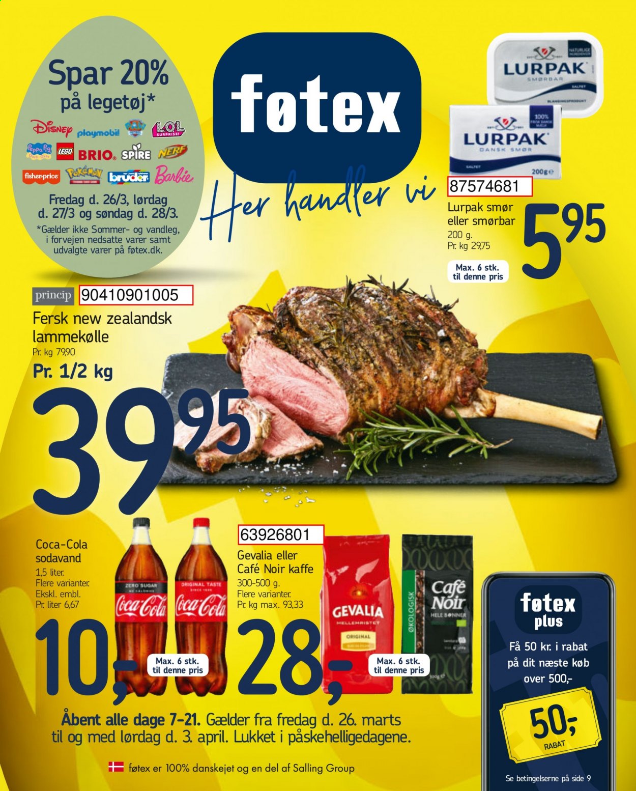 føtex tilbud - 26.3.2021 - 3.4.2021. Side 1