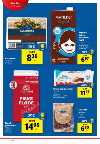 Lidl tilbudsavis  - 11.04.2021 - 17.04.2021.