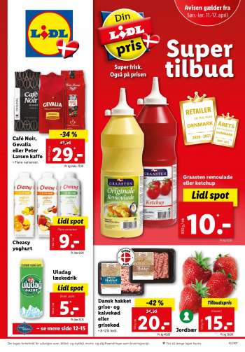 Lidl tilbudsavis  - 11.04.2021 - 17.04.2021.