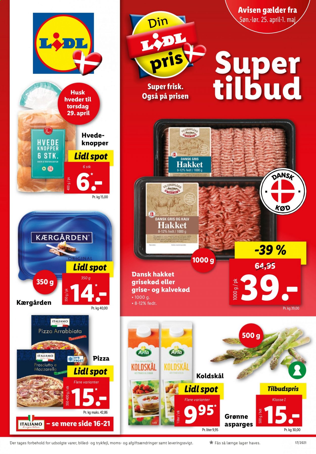 Lidl tilbud - 25.4.2021 - 1.5.2021. Side 1