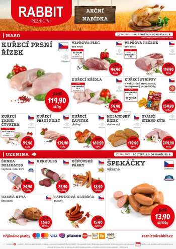 Leták RABBIT řeznictví - 22.9.2026 - 27.9.2026.