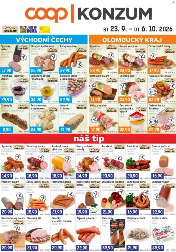 Leták Konzum - 23.9.2026 - 6.10.2026.