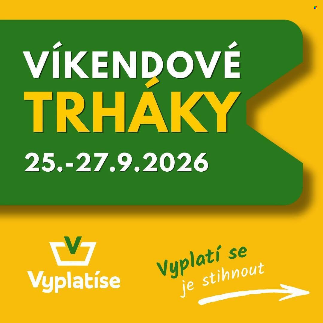 Leták Vyplatíse - 25.9.2026 - 27.9.2026. Strana 1