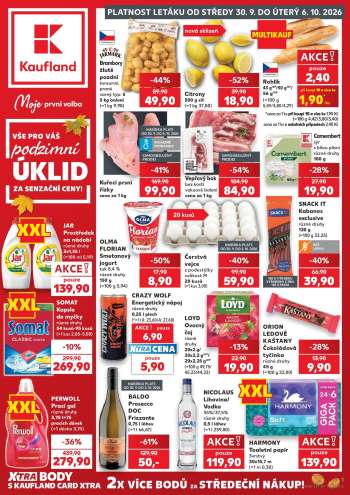Leták Kaufland - 30.9.2026 - 6.10.2026.