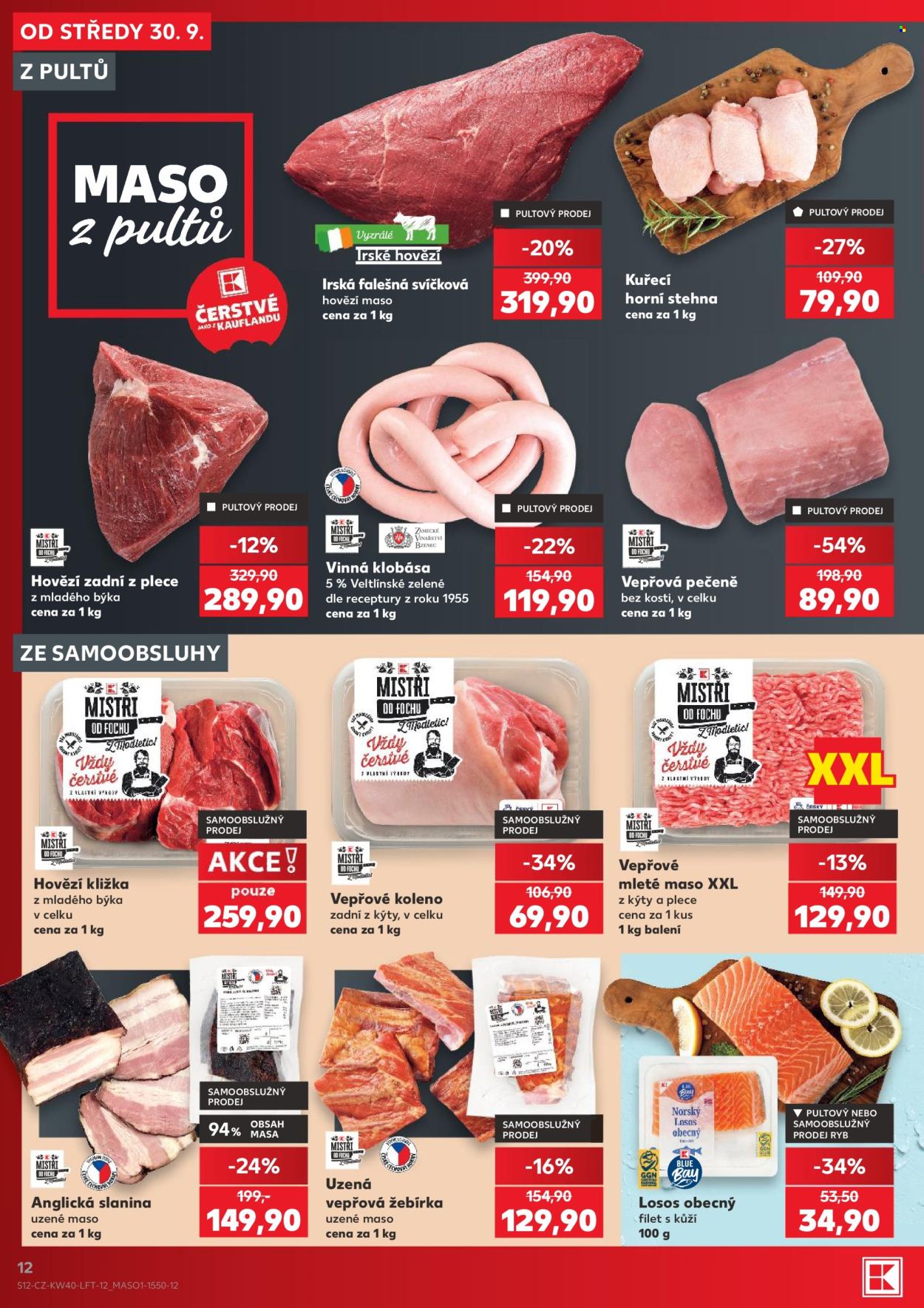 Leták Kaufland - 30.9.2026 - 6.10.2026. Strana 12