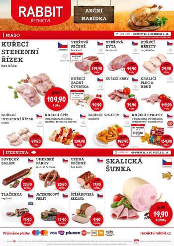 Leták RABBIT řeznictví - 29.9.2026 - 4.10.2026.