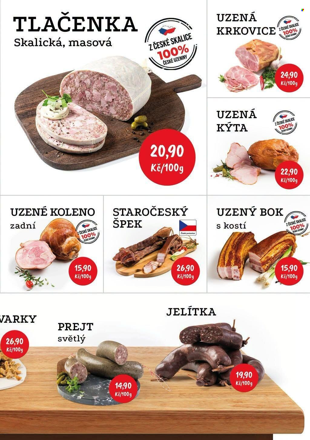 Leták RABBIT řeznictví. Strana 3