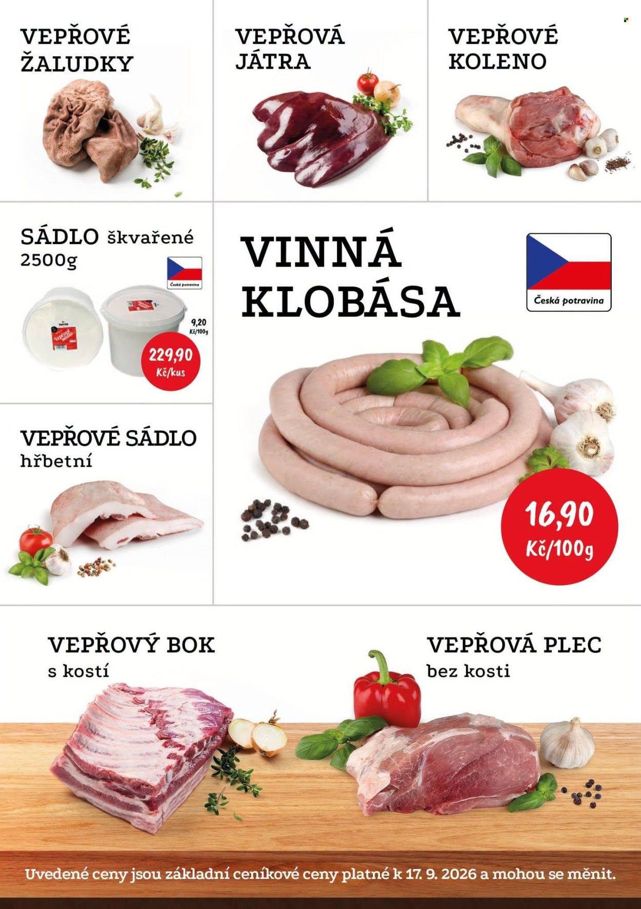 Leták RABBIT řeznictví. Strana 4
