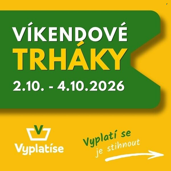 Leták Vyplatíse - 2.10.2026 - 4.10.2026. Strana 1