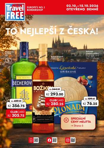 Leták Travel FREE - 2.10.2026 - 15.10.2026.
