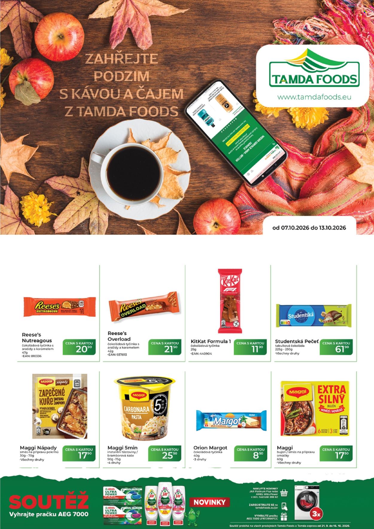 Leták Tamda Foods - 7.10.2026 - 13.10.2026. Strana 1